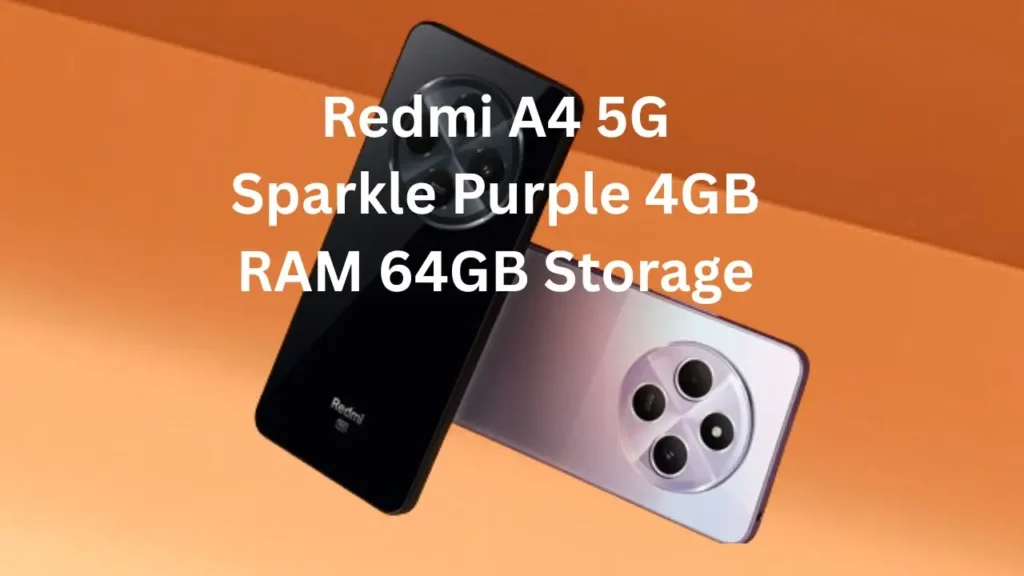 Redmi A4 5G Sparkle Purple 4GB RAM 64GB Storage